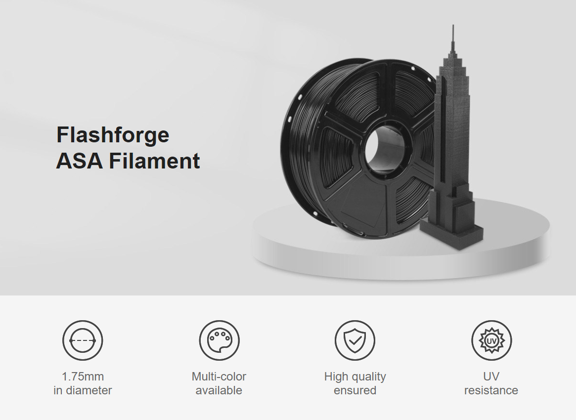 Mini Guide for Flashforge ASA Filament
