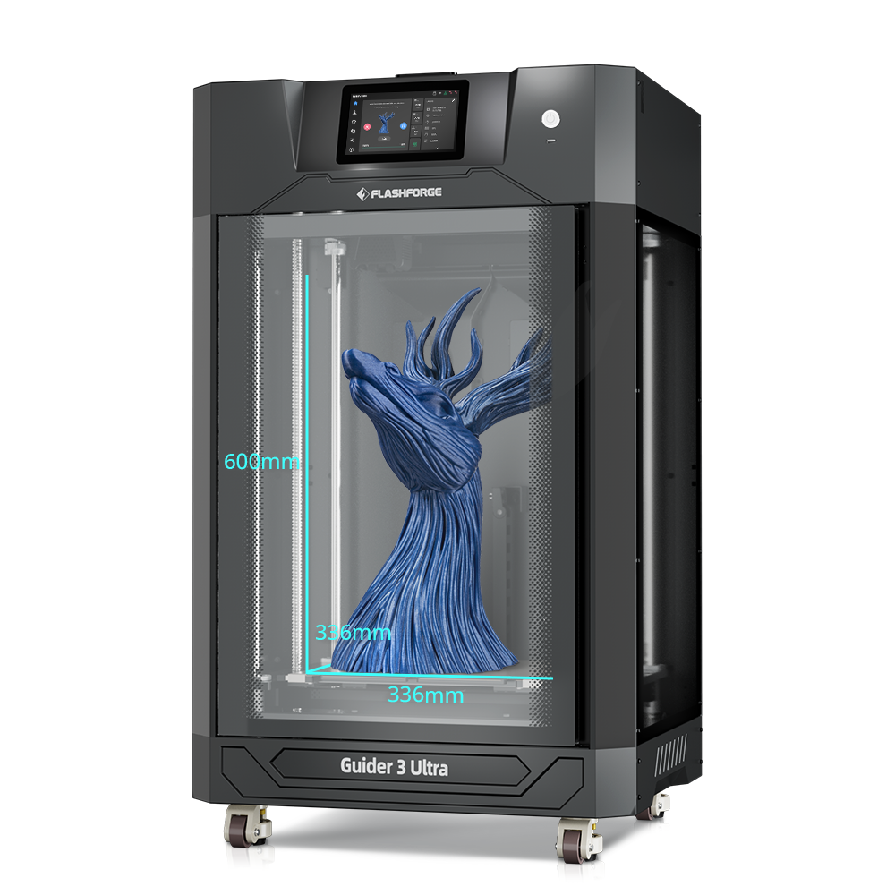 Flashforge Guider 3 Ultra 3D printer with large build volume