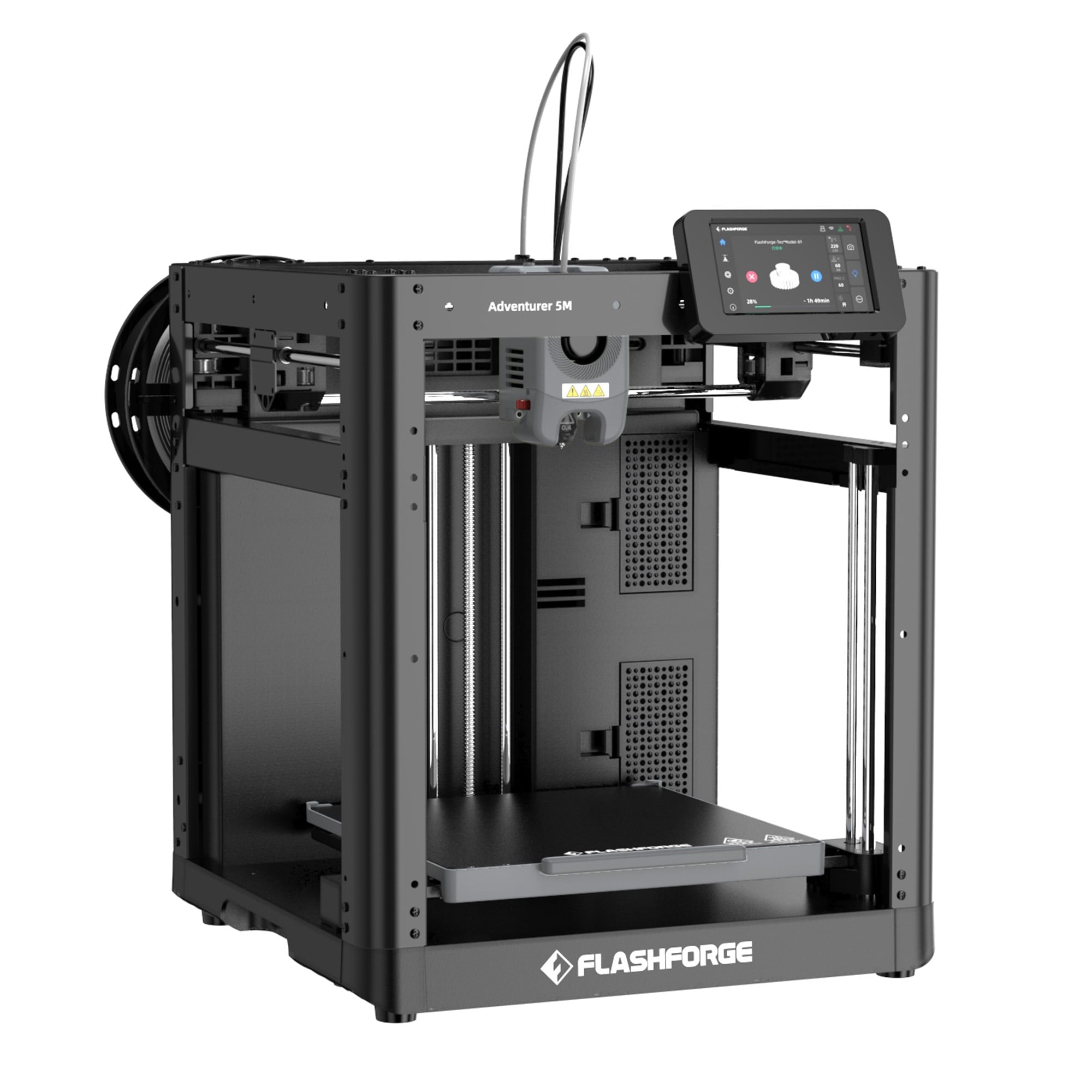 Flashforge Adventurer 5M 3D Printer, 600mm/s High Speed 3D Printer, 8.7 x 8.7 x 8.7'', Black