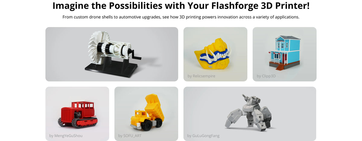 Flashforgd 3d Printer Maker's Guide to Hobby 3D Printers | Flashforge